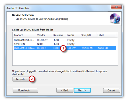 Select Usable Ripping Drive