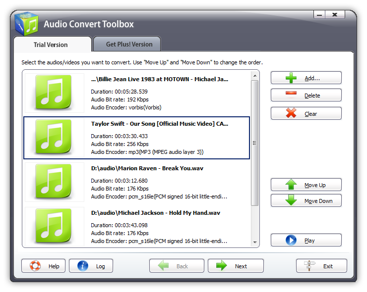 An easy audio converter to convert audio between all audio formats.